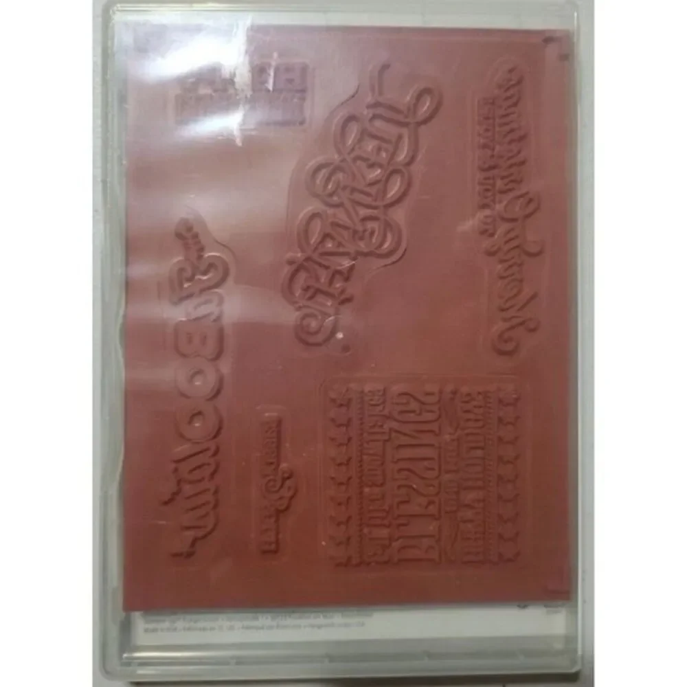 Stampin Up Holiday Sayings Stamp Set FaBOOlous Halloween Holidays Christmas Card